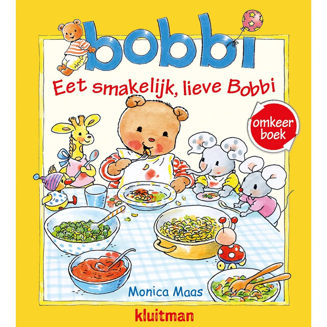 Product image 1 of Bobbi Omkeerboek - Eet Smakelijk / Welterusten, Lieve Bobbi